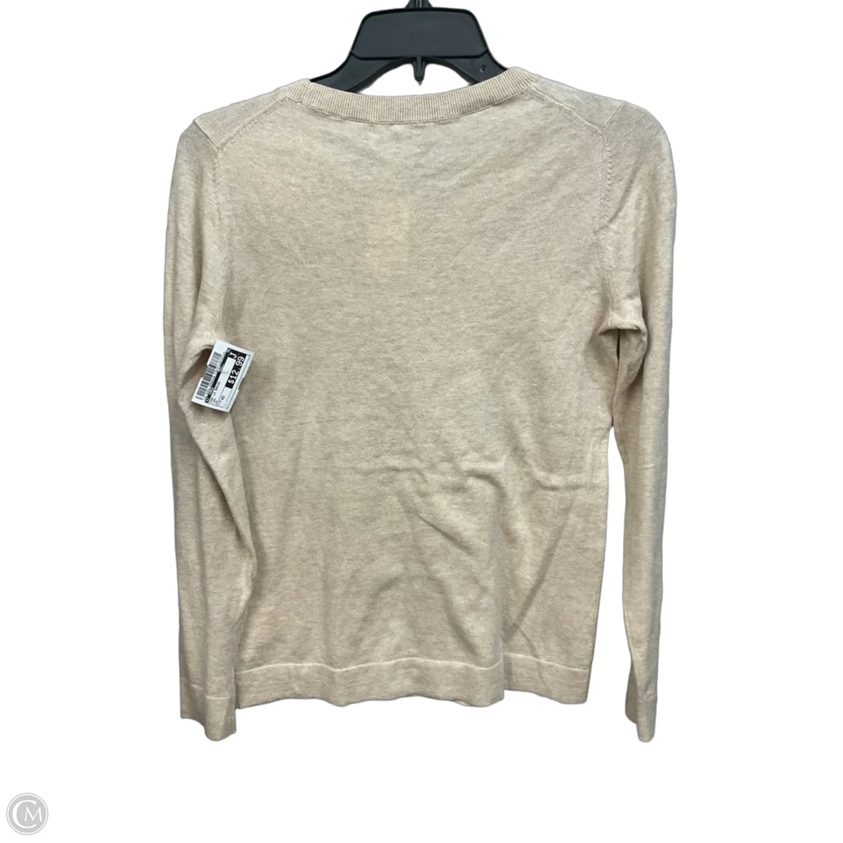 Top Long Sleeve Basic By J. Crew In Tan, Size: Xs