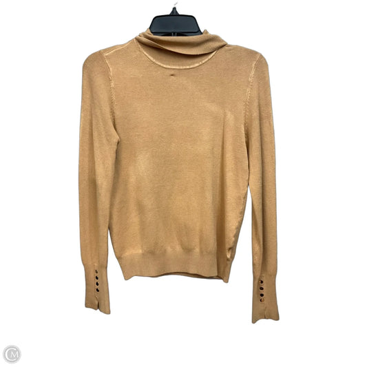Top Long Sleeve Basic By Skies Are Blue In Tan, Size: S