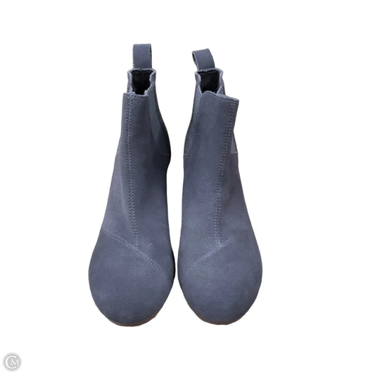Boots Ankle Heels By Toms In Grey, Size: 9