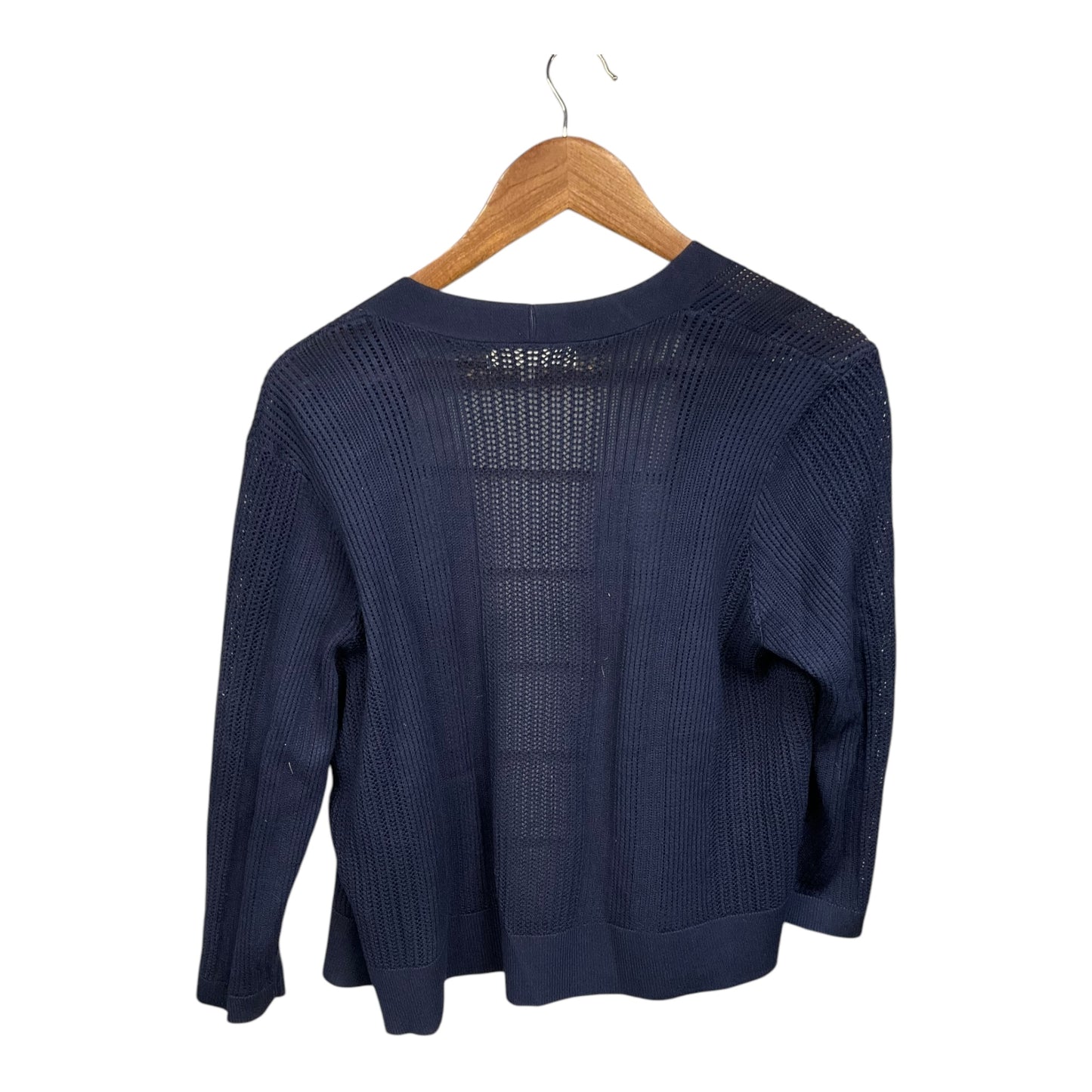 Cardigan By Clothes Mentor In Blue, Size: L