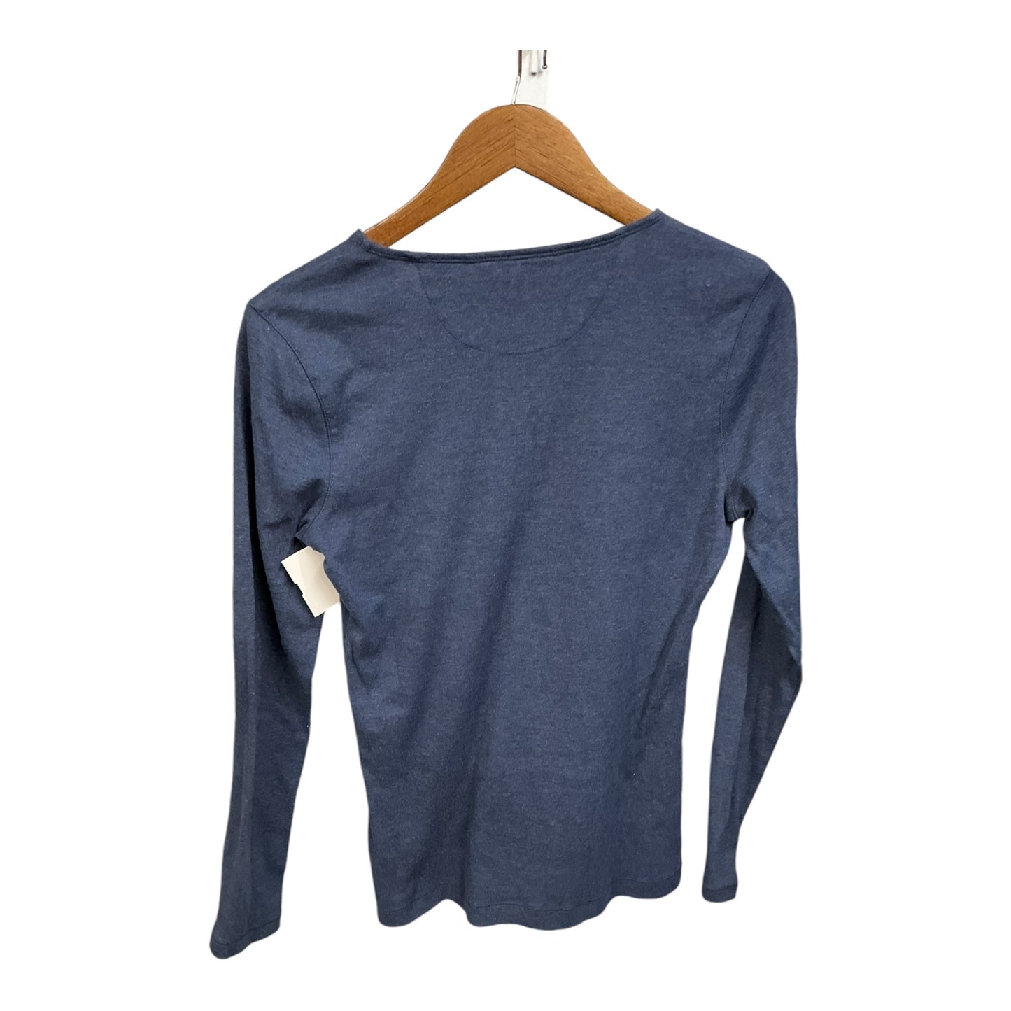 Top Long Sleeve By Lauren By Ralph Lauren In Blue, Size: M