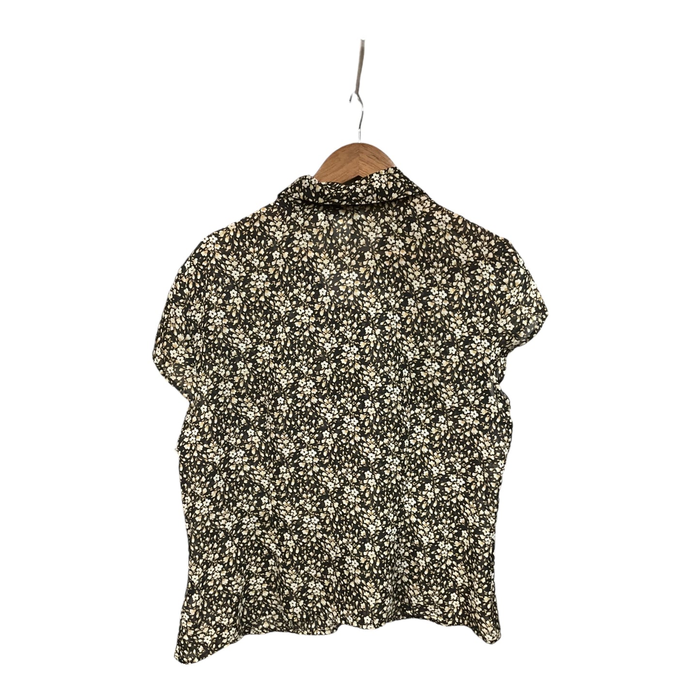 Top Short Sleeve By Rena Rowan In Floral Print, Size: Xl