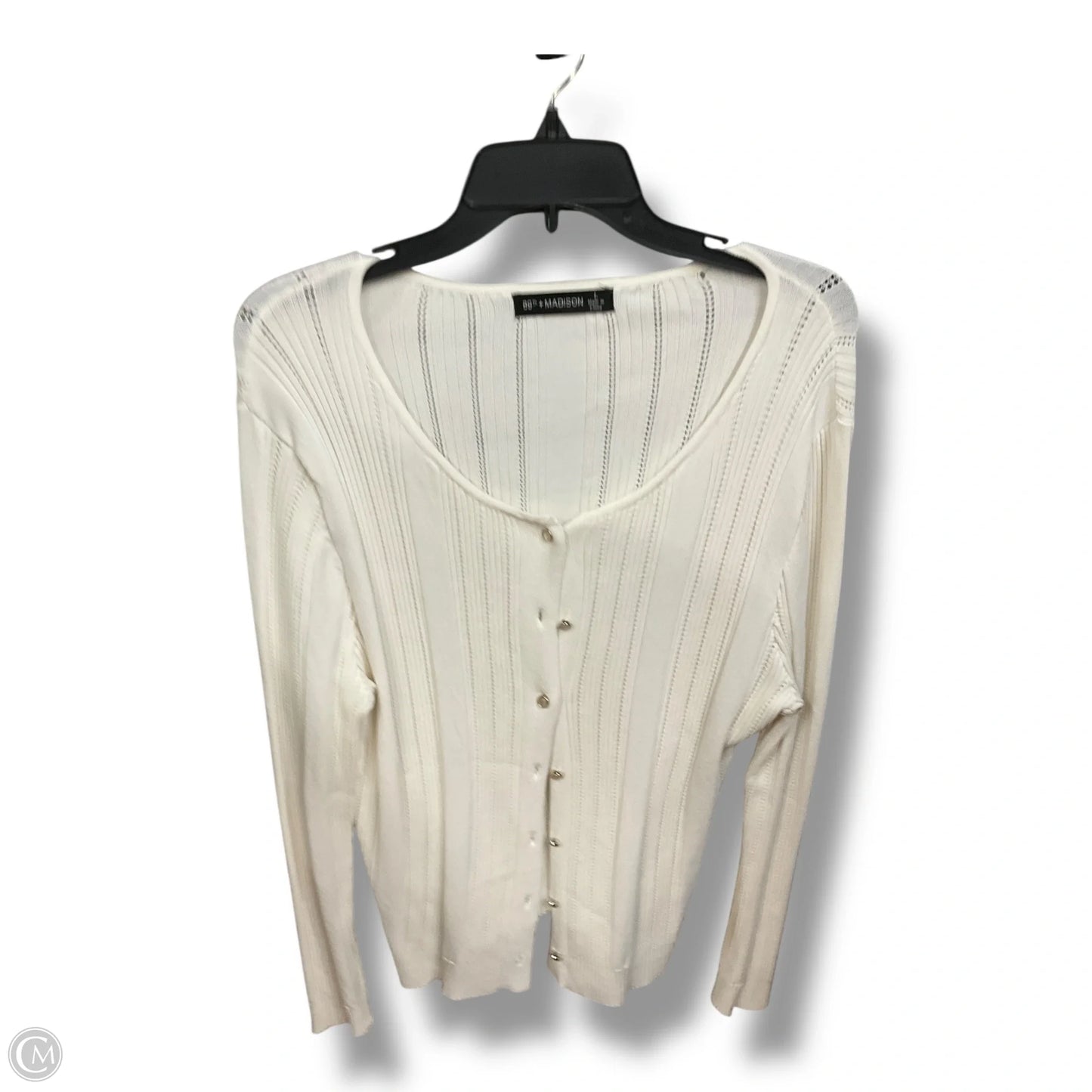 Cardigan By 89th And Madison In White, Size: L