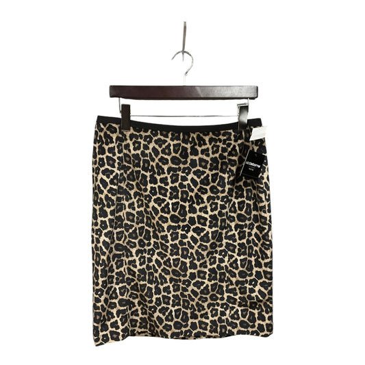 Skirt Midi By Liz Claiborne In Animal Print, Size: 12