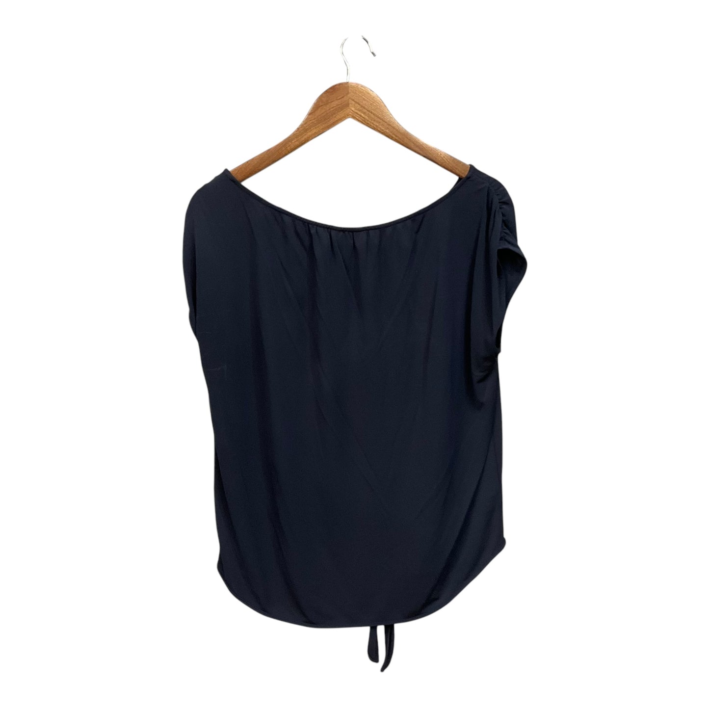 Top Short Sleeve By Ann Taylor In Blue, Size: L