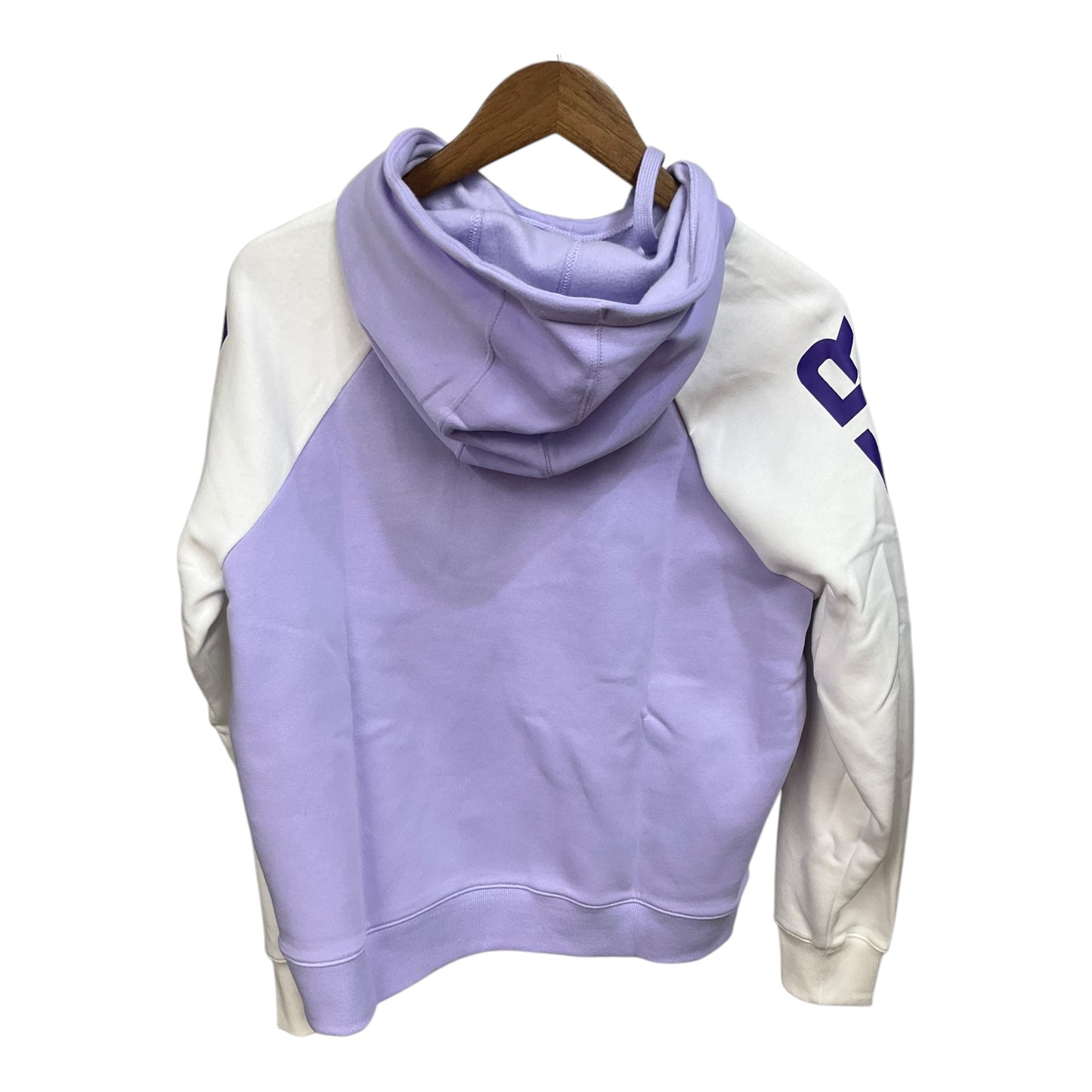 Sweatshirt Hoodie By Under Armour In Purple, Size: L