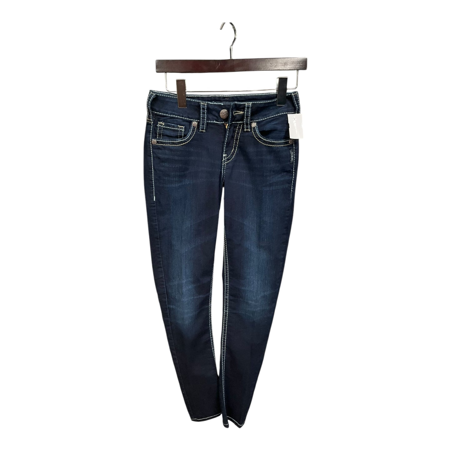 Jeans Straight By Silver In Blue Denim, Size: 2