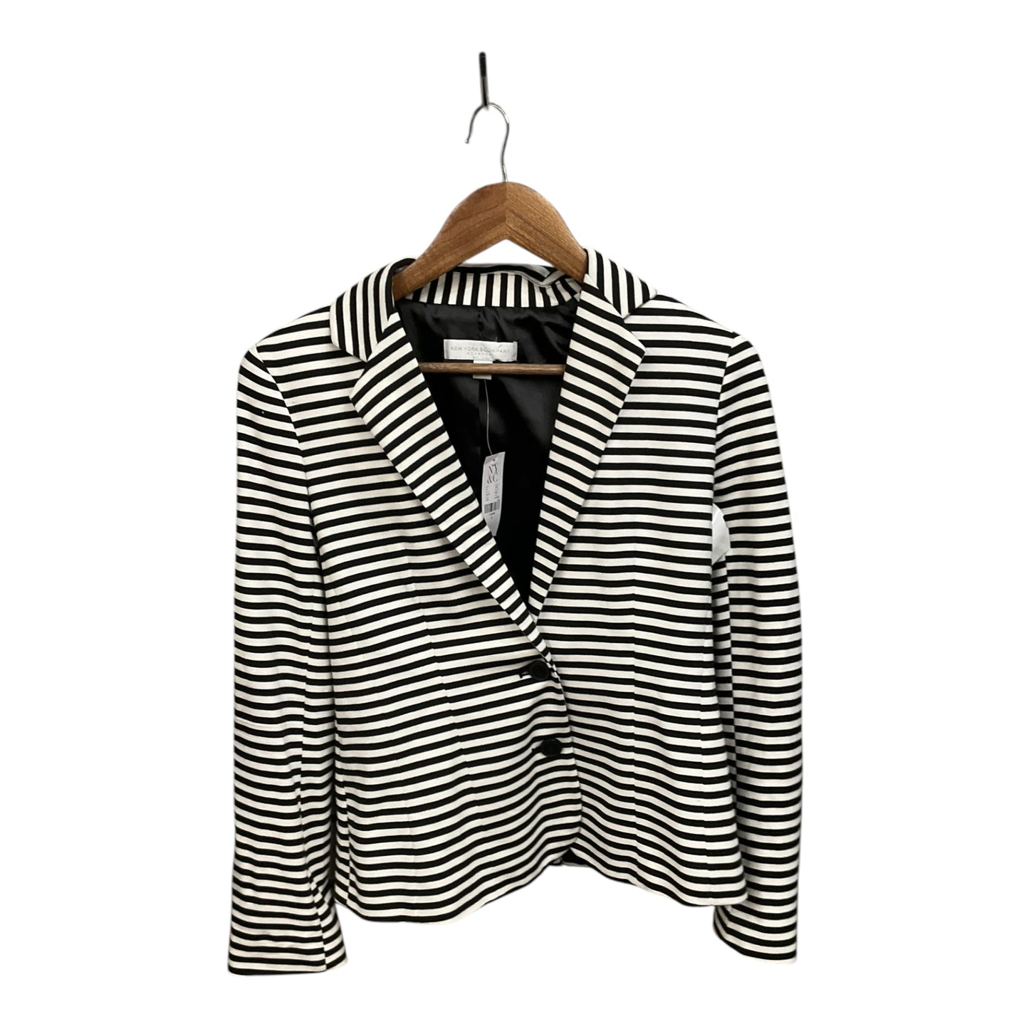 Blazer By New York And Co In Striped Pattern, Size: S