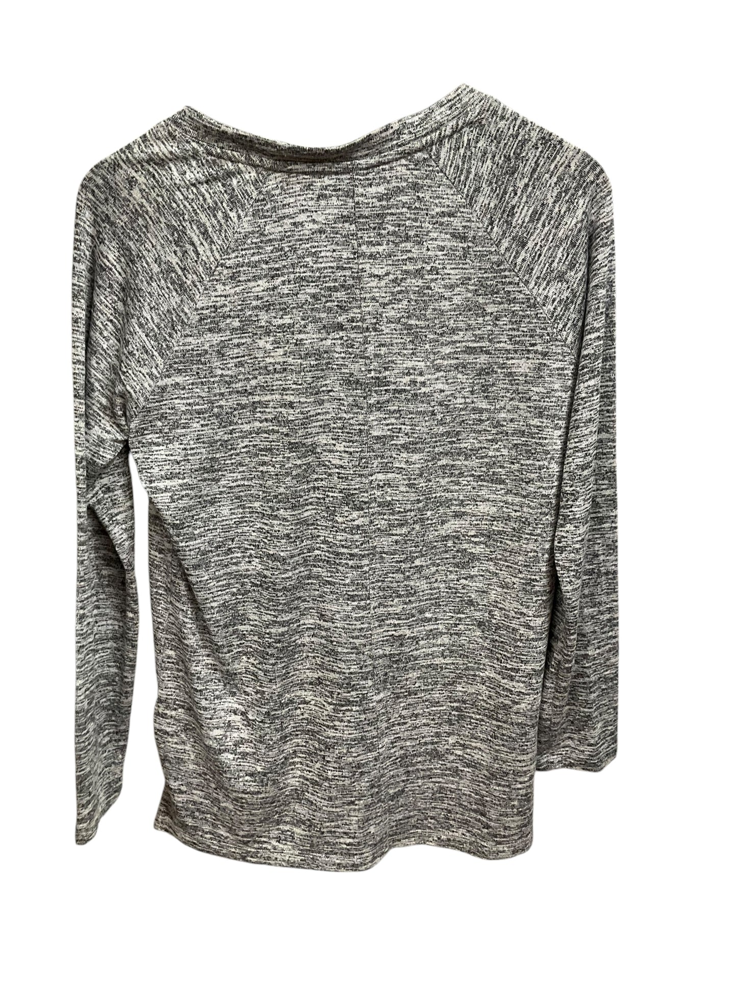 Top Long Sleeve By Banana Republic In Grey, Size: S