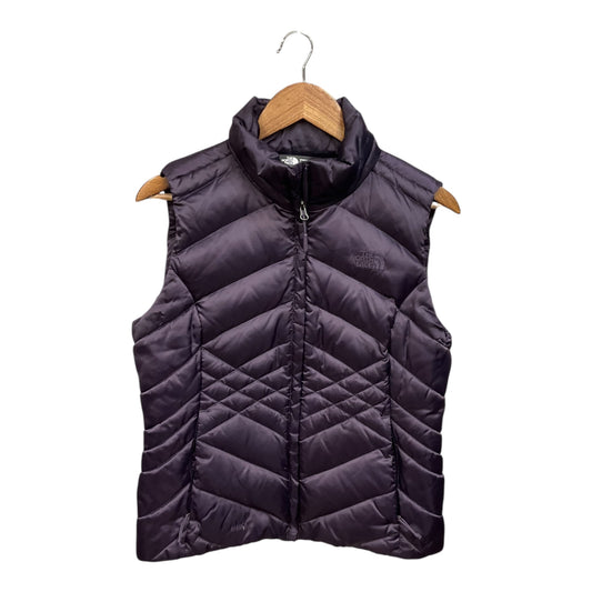 Vest Puffer & Quilted By The North Face In Maroon, Size: M