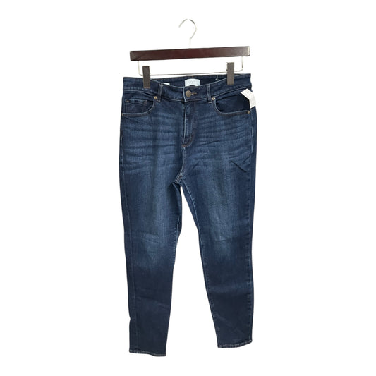 Jeans Skinny By Loft In Blue Denim, Size: 10