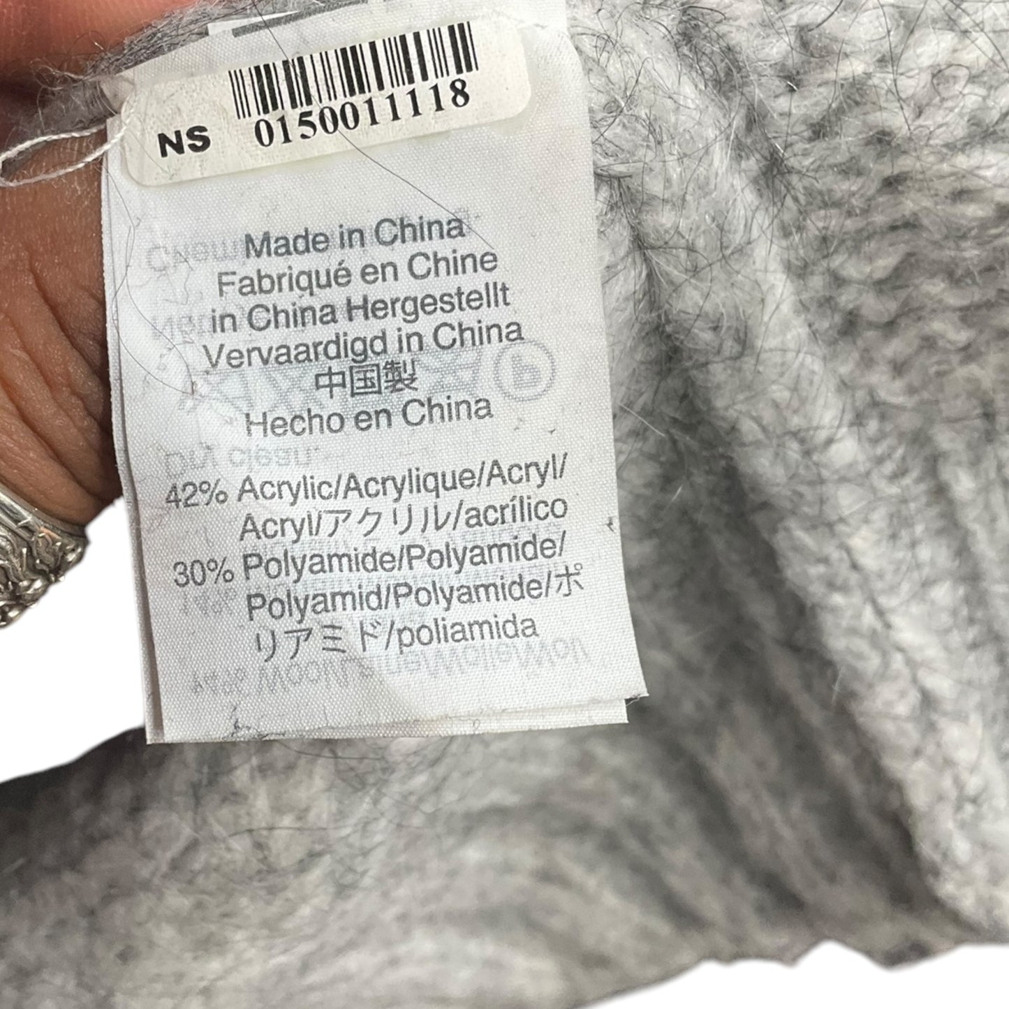 Cardigan By Clothes Mentor In Grey, Size: L