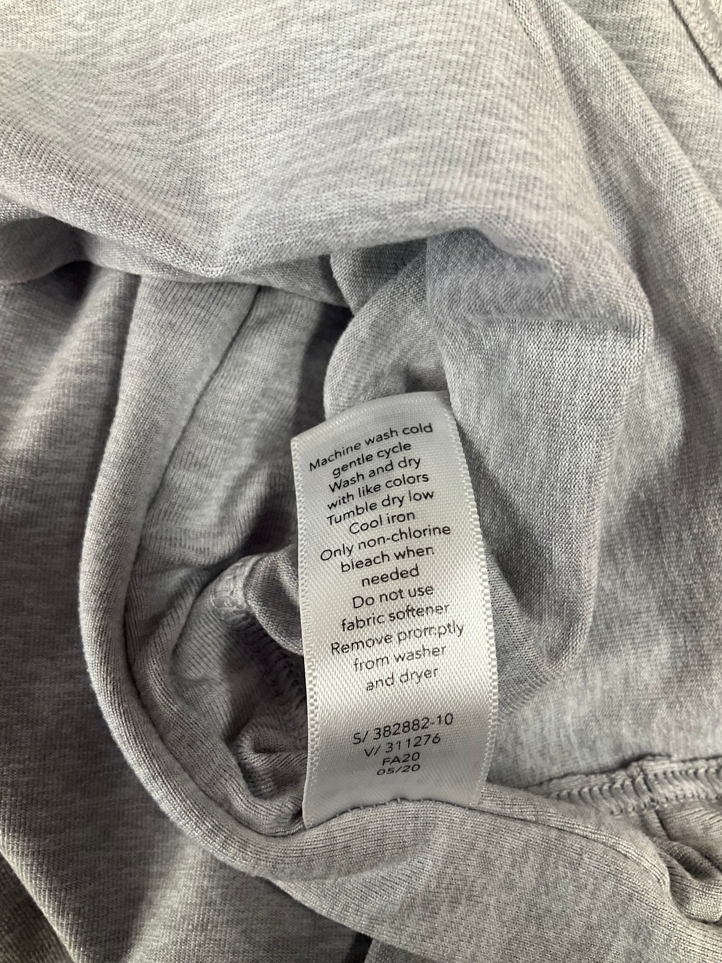 Athletic Top Long Sleeve Hoodie By Athleta In Grey, Size: L