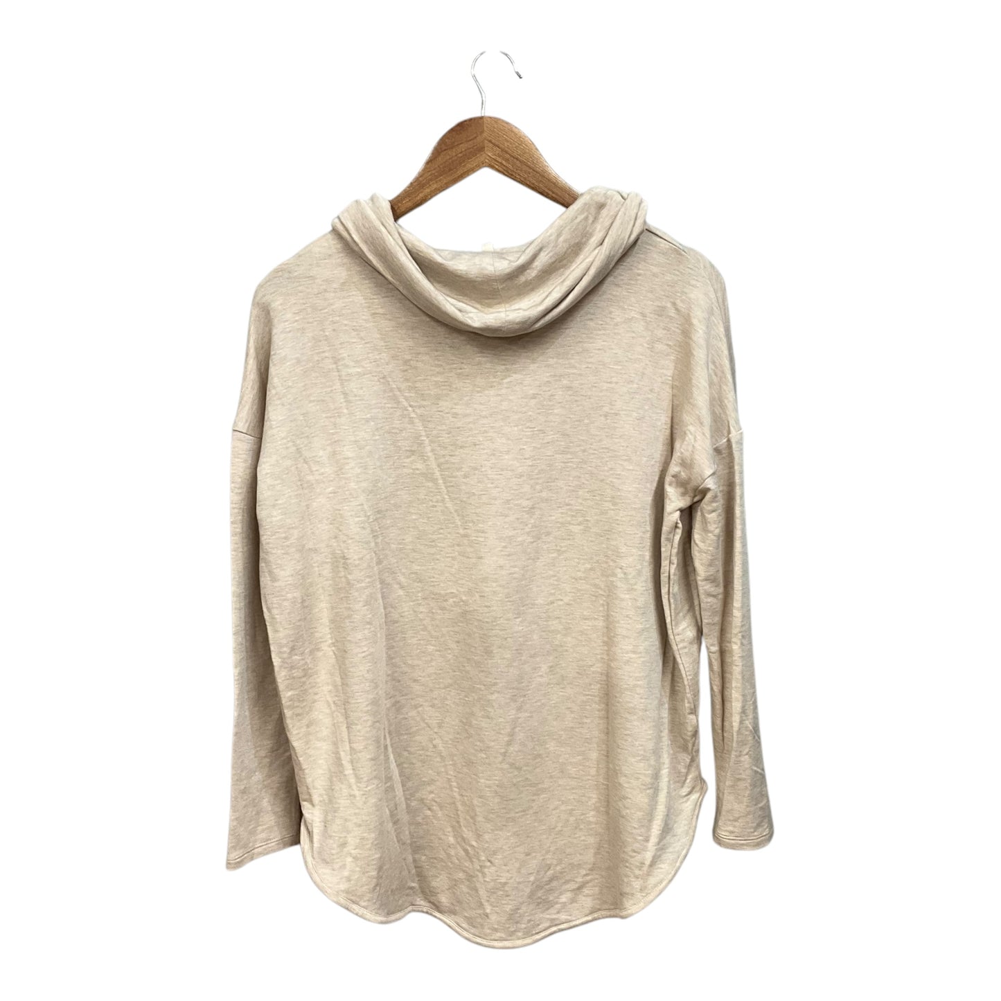 Top Long Sleeve By Lou And Grey In Tan, Size: M