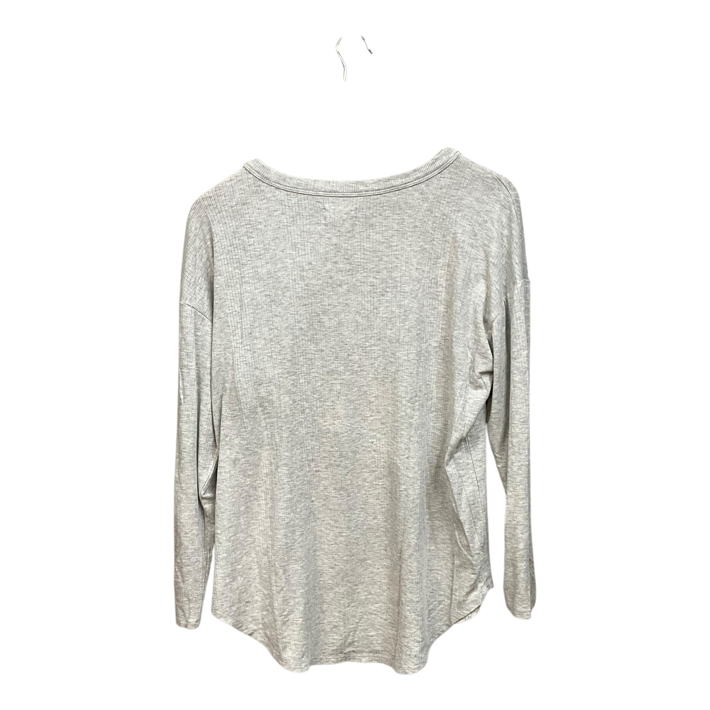 Top Long Sleeve By Lou And Grey In Grey, Size: M