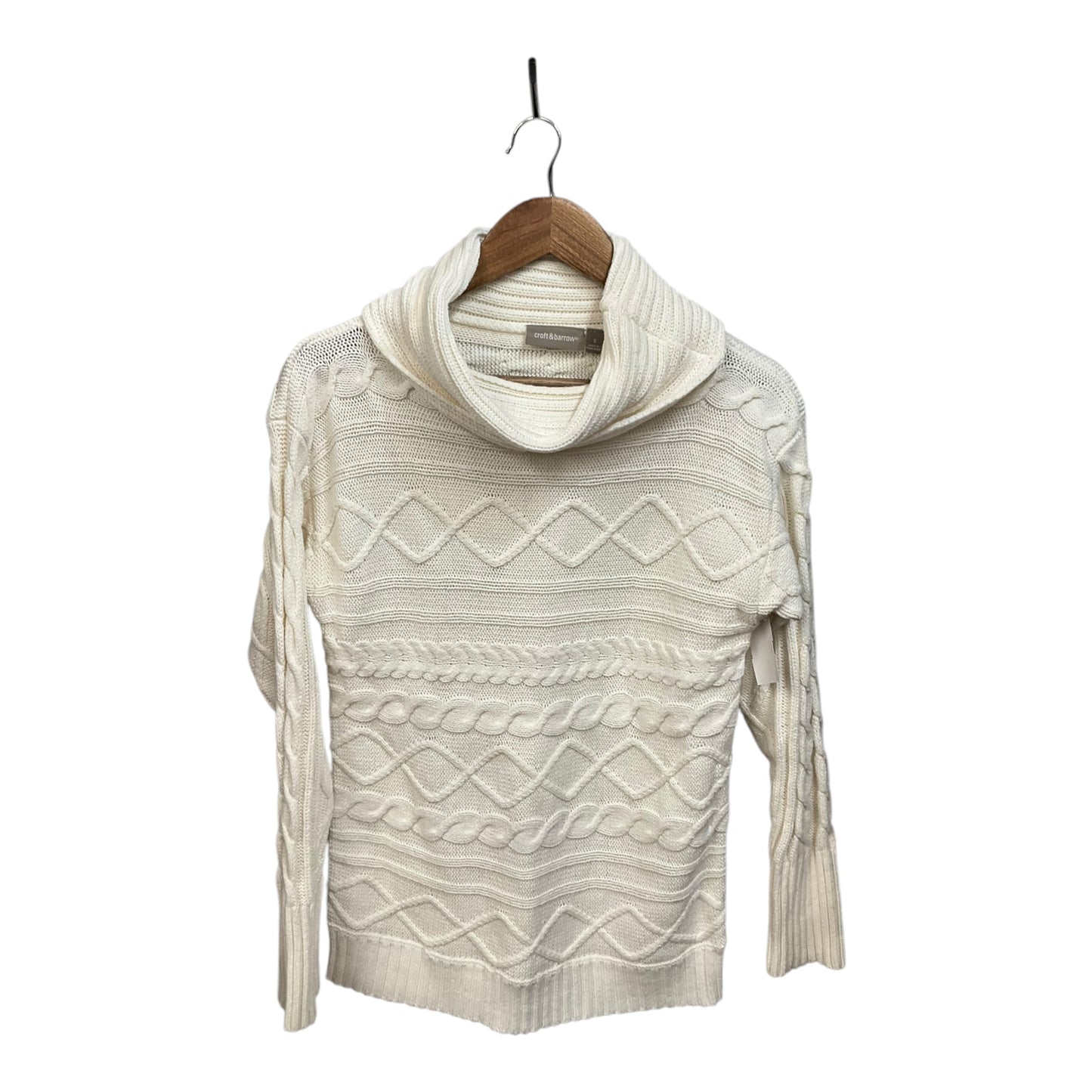 Sweater By Croft And Barrow In White, Size: S