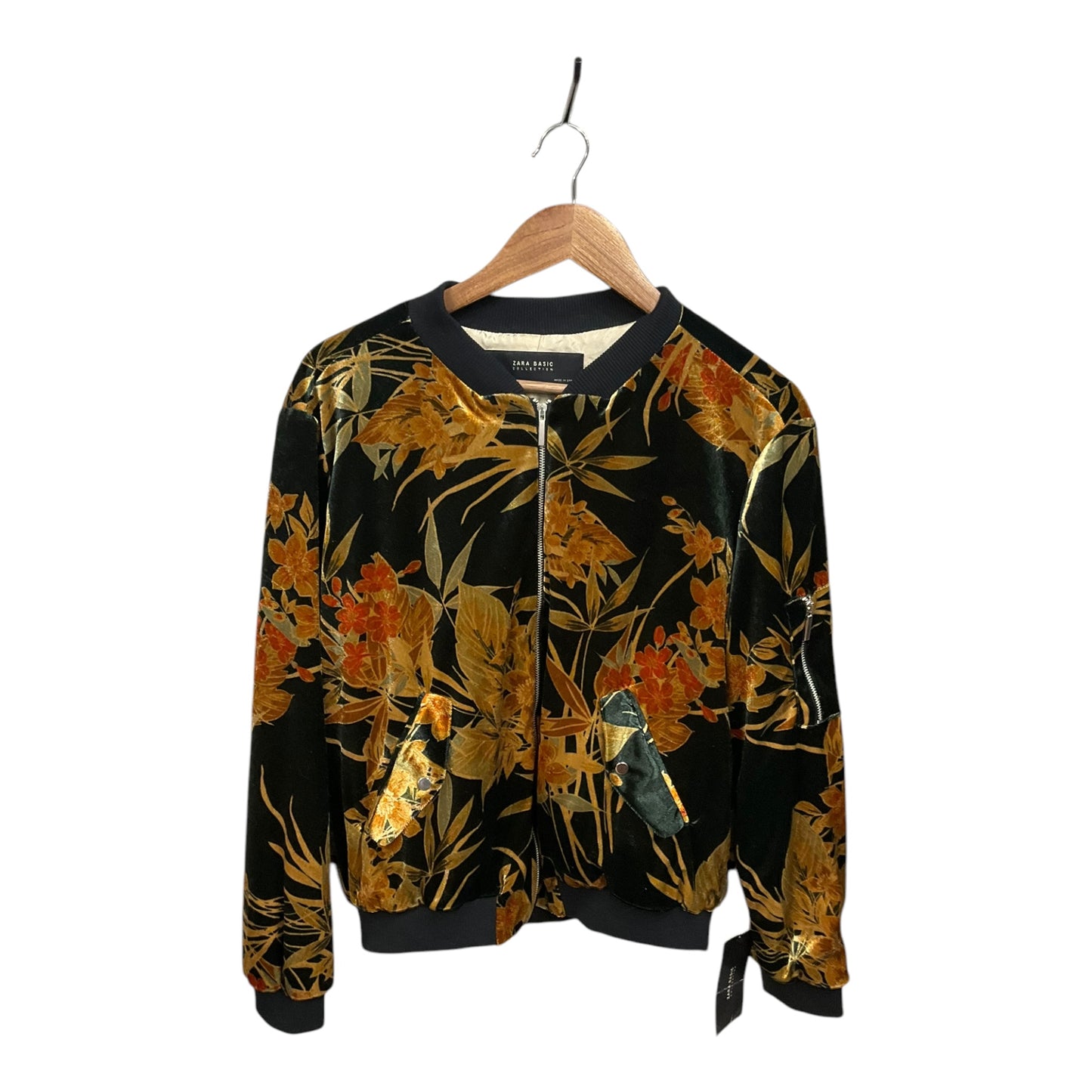 Jacket Other By Zara Basic In Floral Print, Size: L