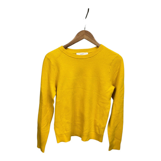 Sweater By Loft In Yellow, Size: M