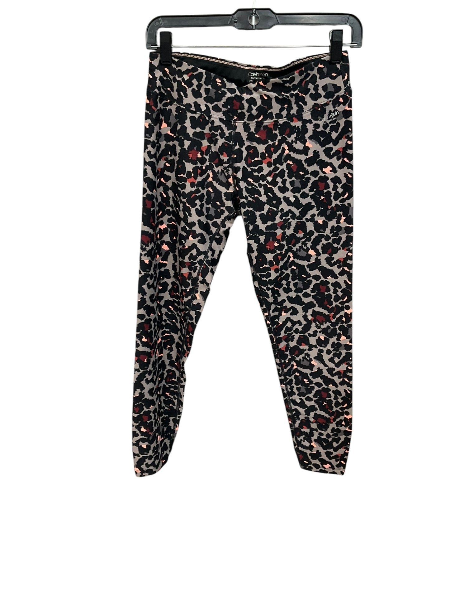 Pants Leggings By Calvin Klein Performance In Animal Print, Size: M