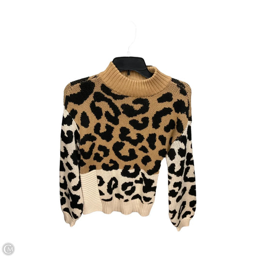 Sweater By Nine West In Animal Print, Size: S
