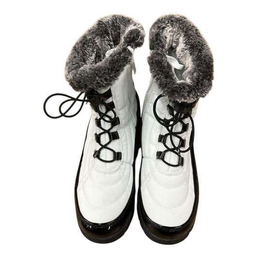 Boots Snow By Totes In Black & White, Size: 8