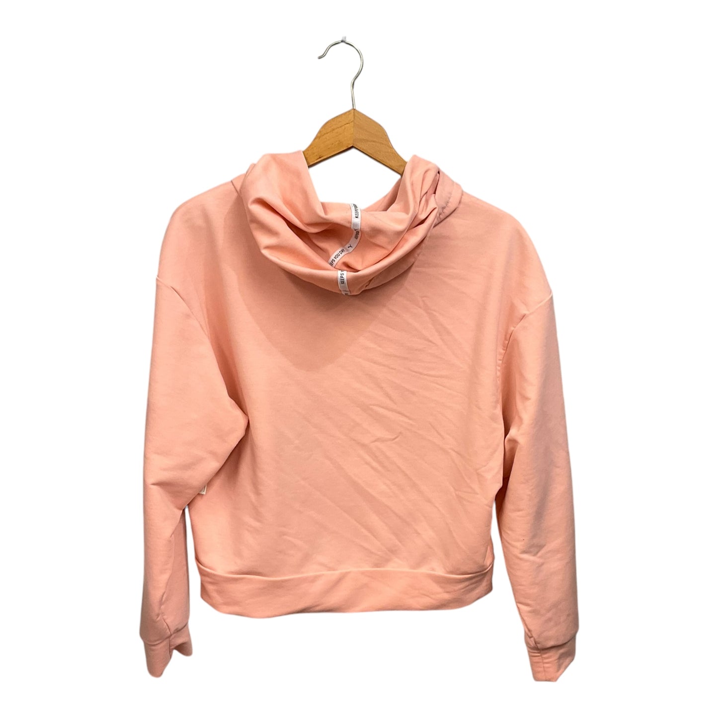 Athletic Sweatshirt Hoodie By Puma In Pink, Size: S