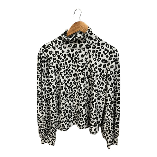 Top Long Sleeve By Sanctuary In Animal Print, Size: L