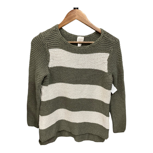 Sweater By Chicos In Green, Size: M