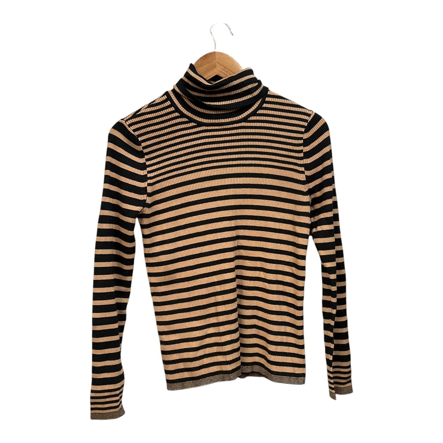 Top Long Sleeve By Limited In Striped Pattern, Size: L