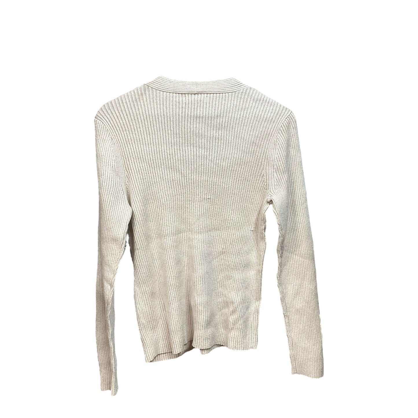 Top Long Sleeve By Nine West In Tan, Size: Xl