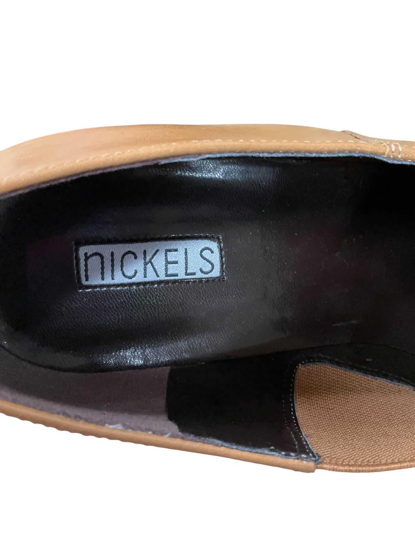 Shoes Heels Block By Nickels Shoes In Tan, Size: 8.5