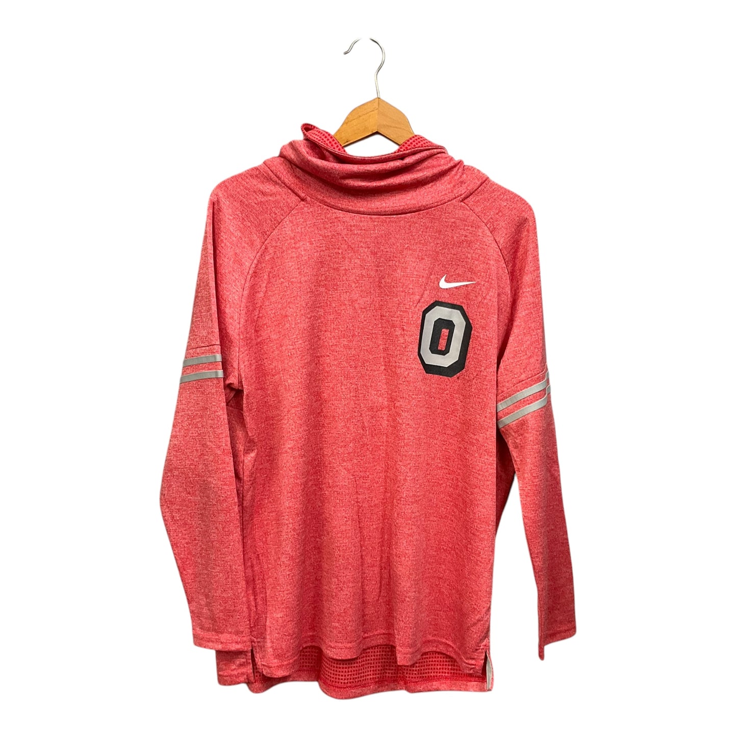 Athletic Top Long Sleeve By Nike Apparel In Red, Size: Xl