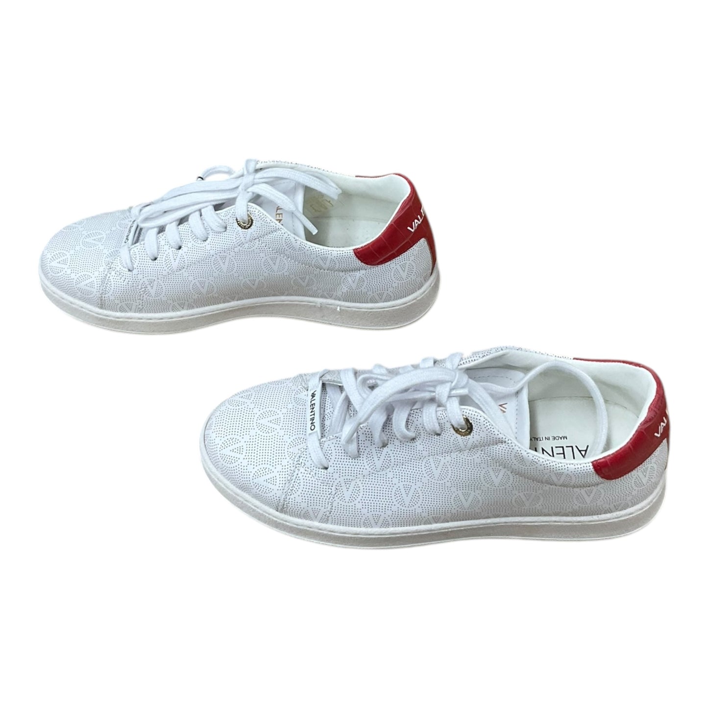 Shoes Designer By Valentino-mario In White, Size: 8