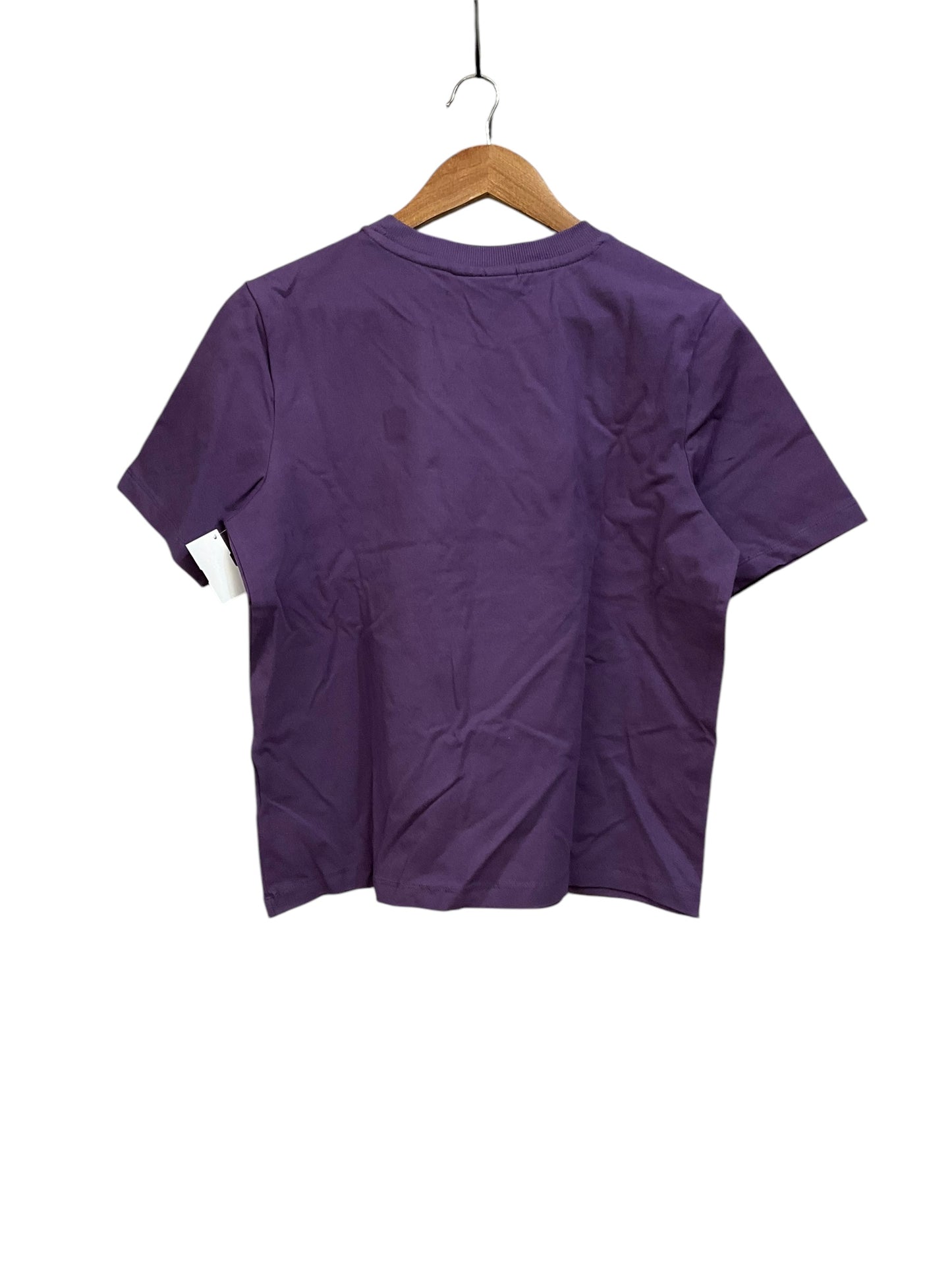 Athletic Top Short Sleeve By Fila In Purple, Size: M