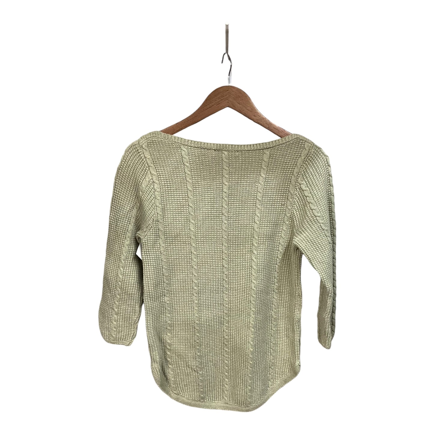 Sweater By Jeanne Pierre In Green, Size: M