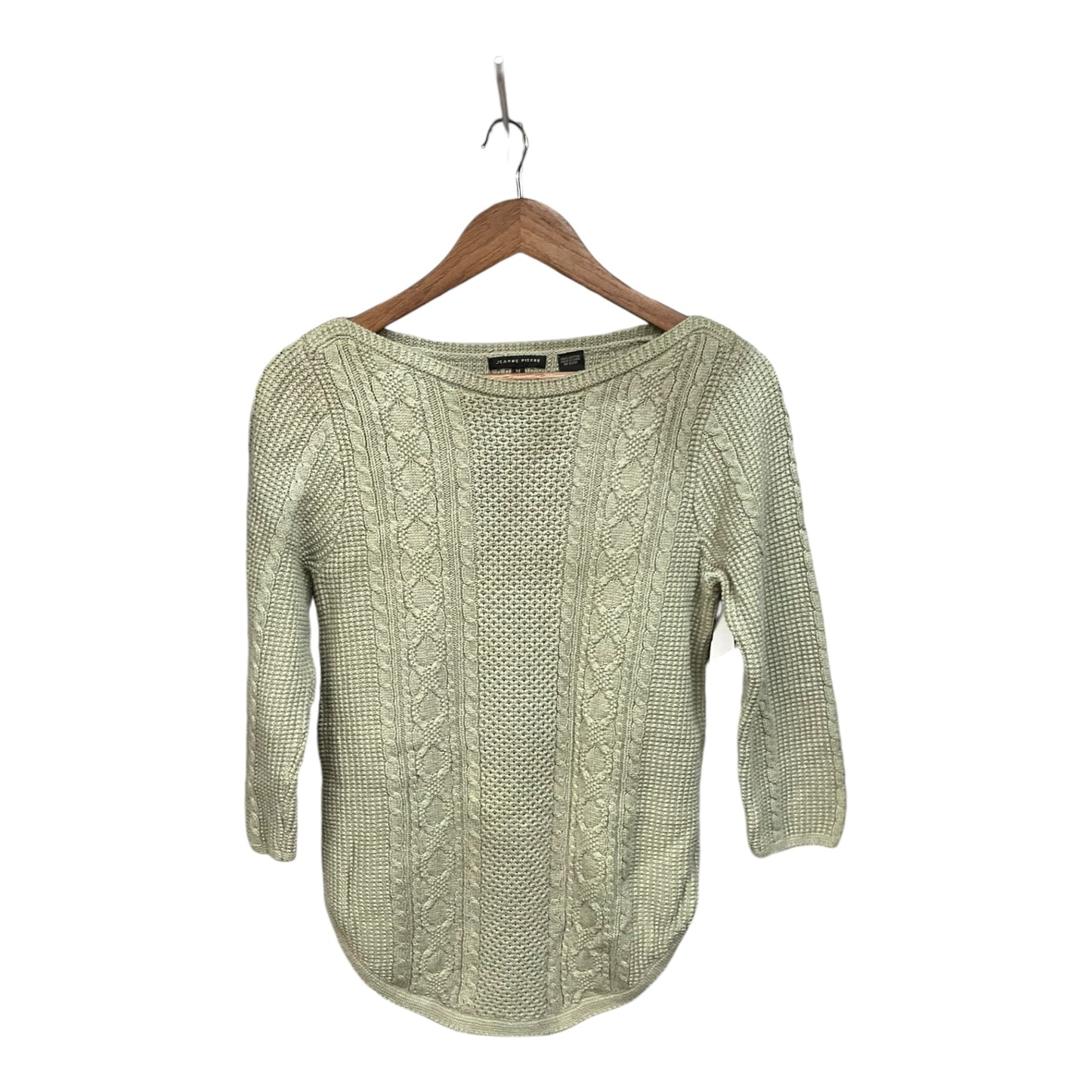 Sweater By Jeanne Pierre In Green, Size: M