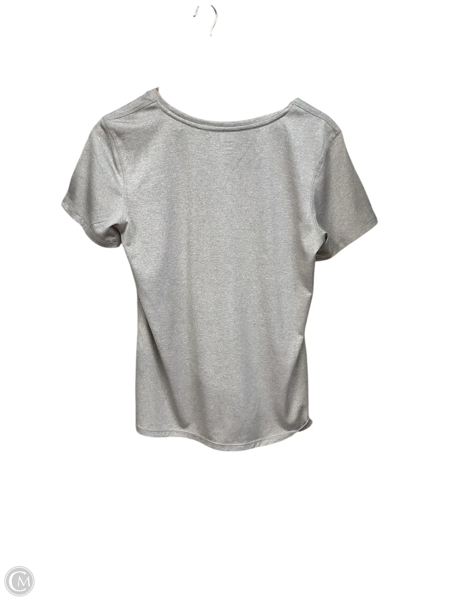 Top Short Sleeve By Athletic Works In Grey, Size: M