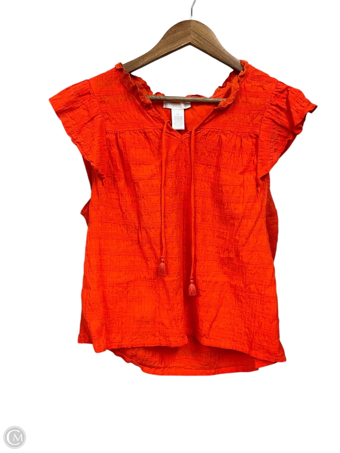 Top Sleeveless By Design History In Orange, Size: Xl