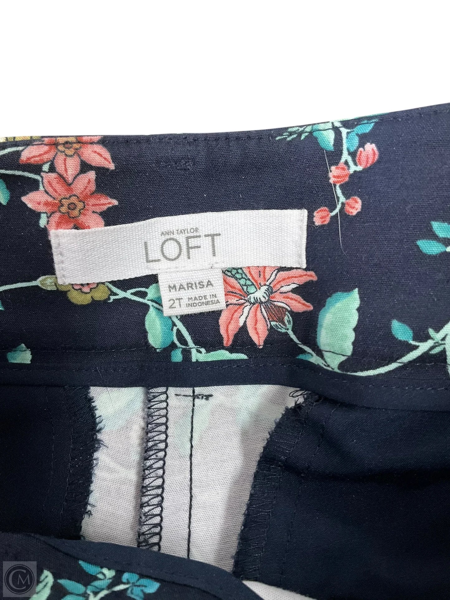 Pants Dress By Loft In Floral Print, Size: 2