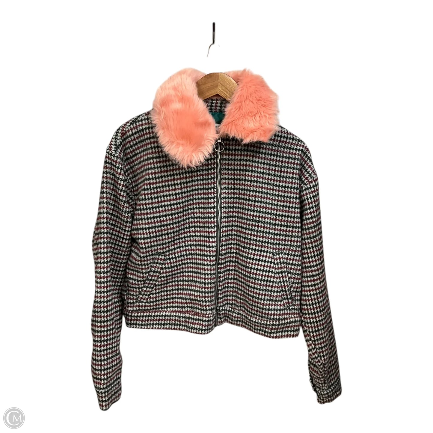 Coat Faux Fur & Sherpa By Urban Outfitters In Pink, Size: M