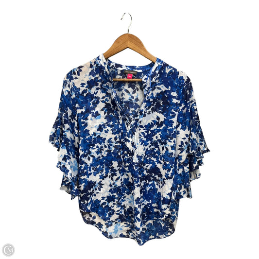 Blouse 3/4 Sleeve By Vince Camuto In Floral Print, Size: S