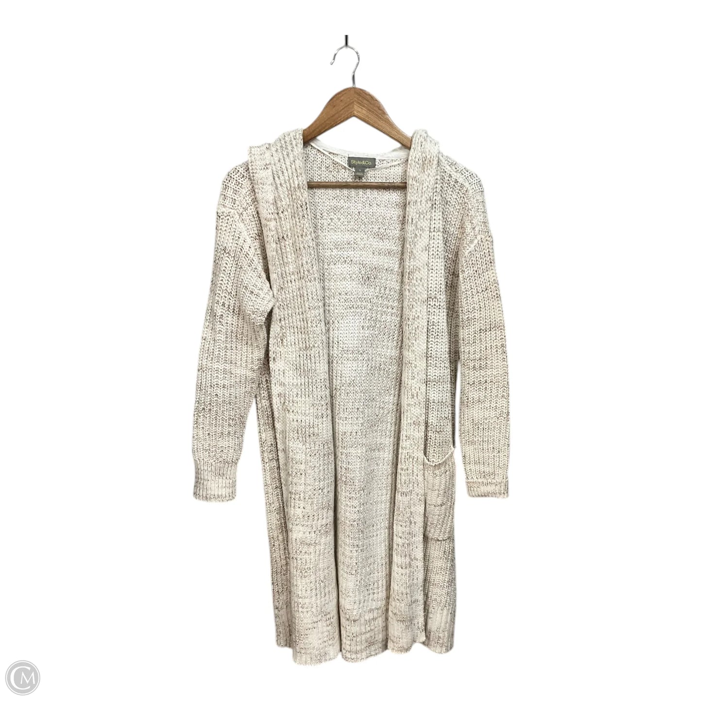 Cardigan By Style And Company In White, Size: S