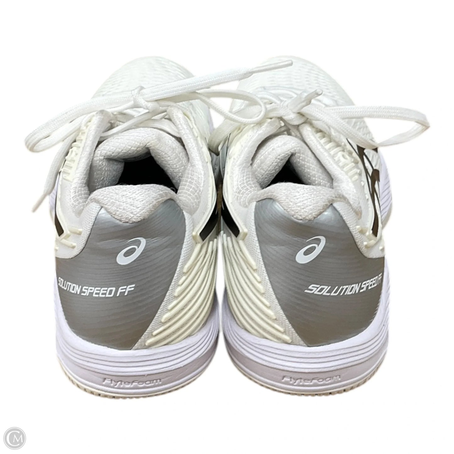 Shoes Athletic By Asics In White, Size: 8