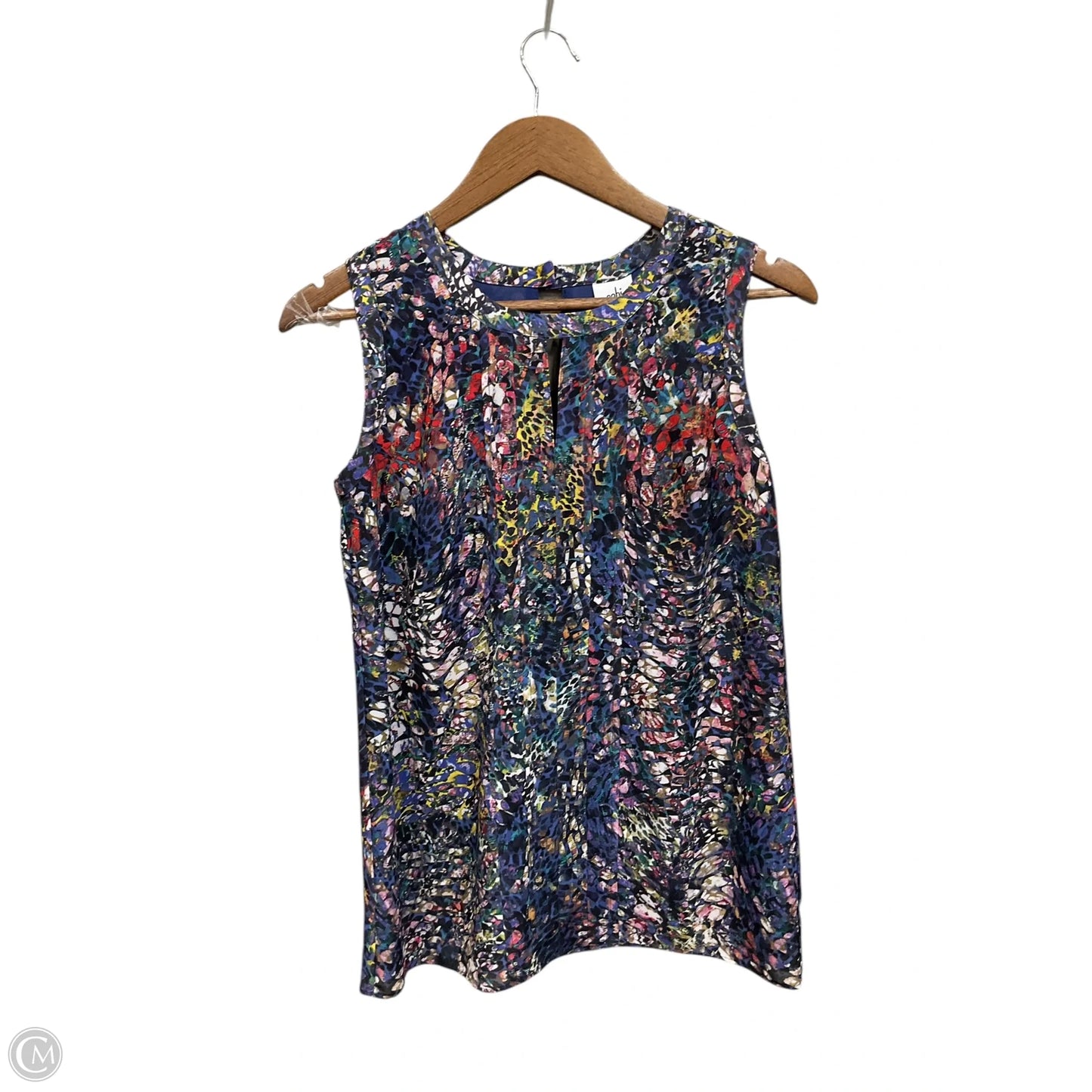 Top Sleeveless By Cabi In Multi-colored, Size: Xs