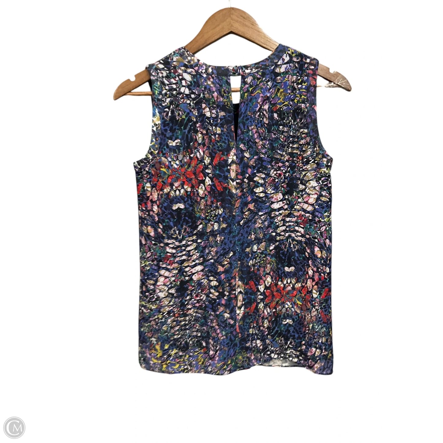 Top Sleeveless By Cabi In Multi-colored, Size: Xs