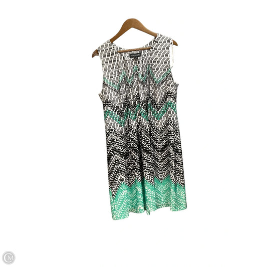 Dress Casual Midi By Perceptions In Multi-colored, Size: Xl