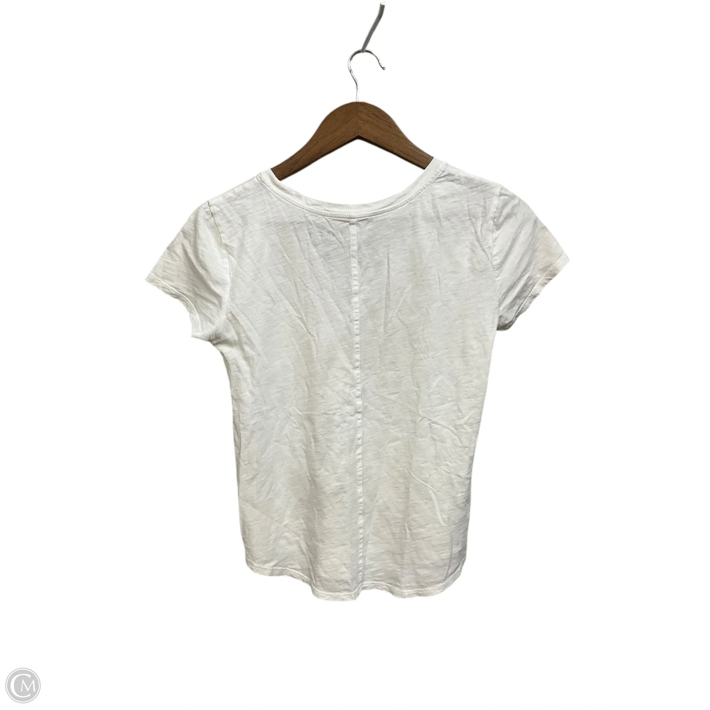 Top Short Sleeve By Loft In White, Size: Xs