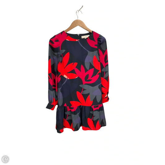 Dress Casual Midi By Loft In Multi-colored, Size: Xs
