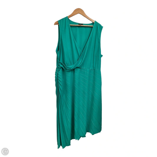 Dress Casual Maxi By J. Jill In Green, Size: 3x