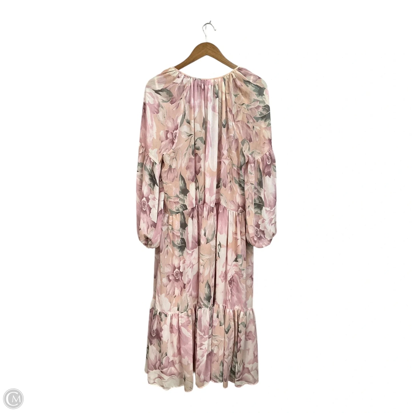 Dress Casual Maxi By H&m In Floral Print, Size: Xl